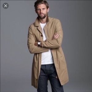 J Crew Sutherland khaki trench coat- XL